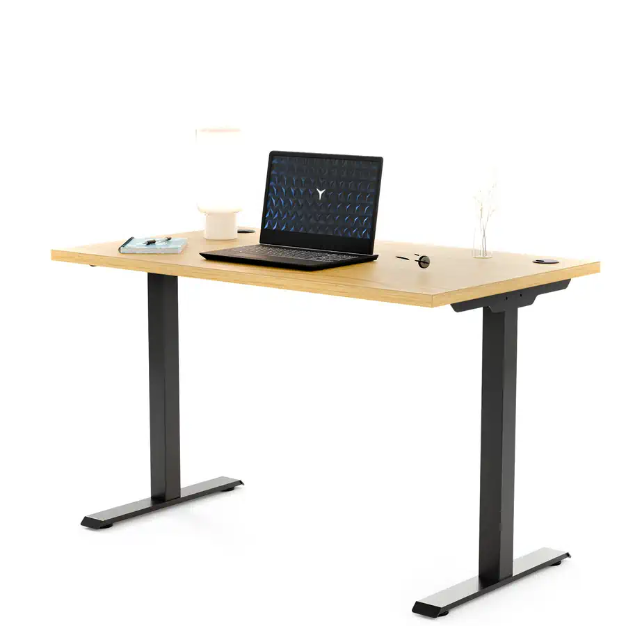 biurko na nodze metalowej pro-t z dodatkami